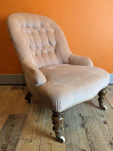 Victorian Button Back Occasional Chair