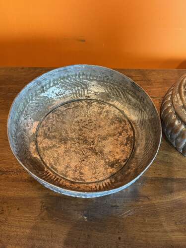 Persian Tinned Copper Water Jug & Bowl