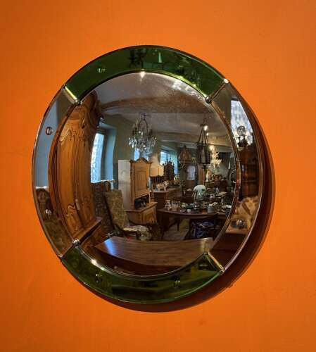 Art Deco Convex Wall Mirror