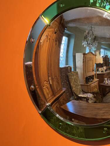 Art Deco Convex Wall Mirror
