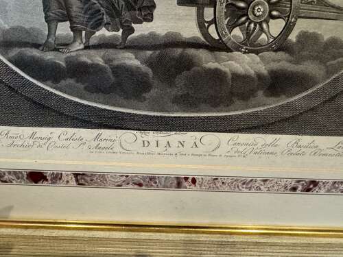 Set of Three 18th Century Classical Engravings of Apollo, Diana & Saturn