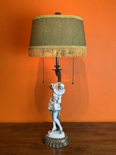 Art Deco Rosenthal Pierette Lamp designed by Constantin Holzer-Defanti
