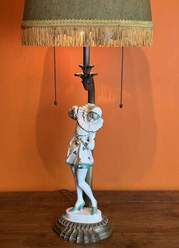 Art Deco Rosenthal Pierette Lamp designed by Constantin Holzer-Defanti