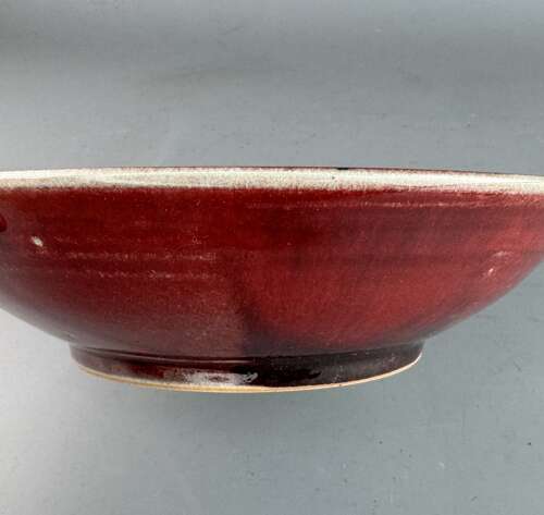 Chris Prindl, St Ives, Oxblood Glazed Bowl
