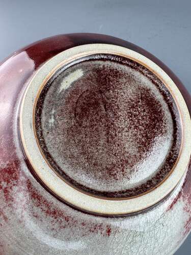 Chris Prindl, St Ives, Oxblood Glazed Bowl