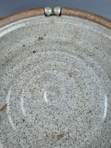 Large Roger Bunn Studio Pottery Bowl with Celadon Glaze