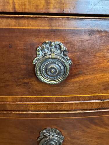 Regency Mahogany Bowfront Chest of Drawers