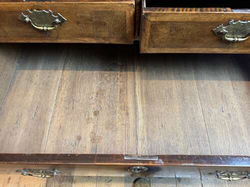 George I Cross-Banded Walnut Chest of Drawers