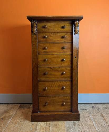 Victorian Mahogany Wellington Chest