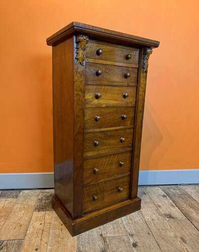 Victorian Mahogany Wellington Chest