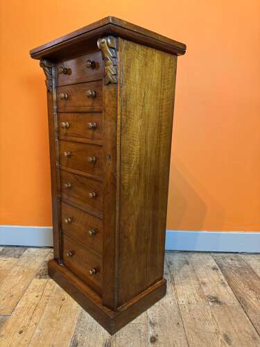 Victorian Mahogany Wellington Chest