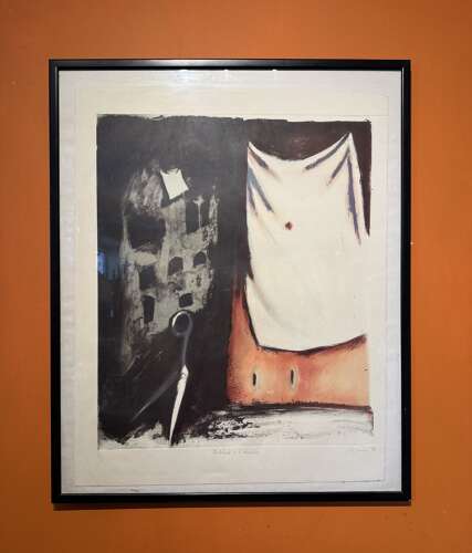 Jane George 'Bedsheet & Catacombs' Limited Edition Lithograph 3/5