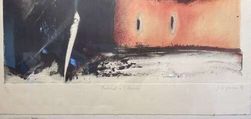 Jane George 'Bedsheet & Catacombs' Limited Edition Lithograph 3/5
