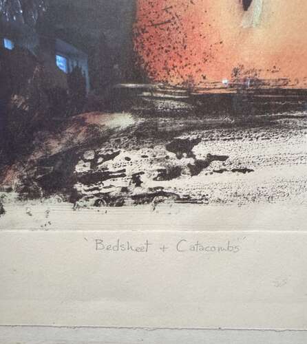 Jane George 'Bedsheet & Catacombs' Limited Edition Lithograph 3/5