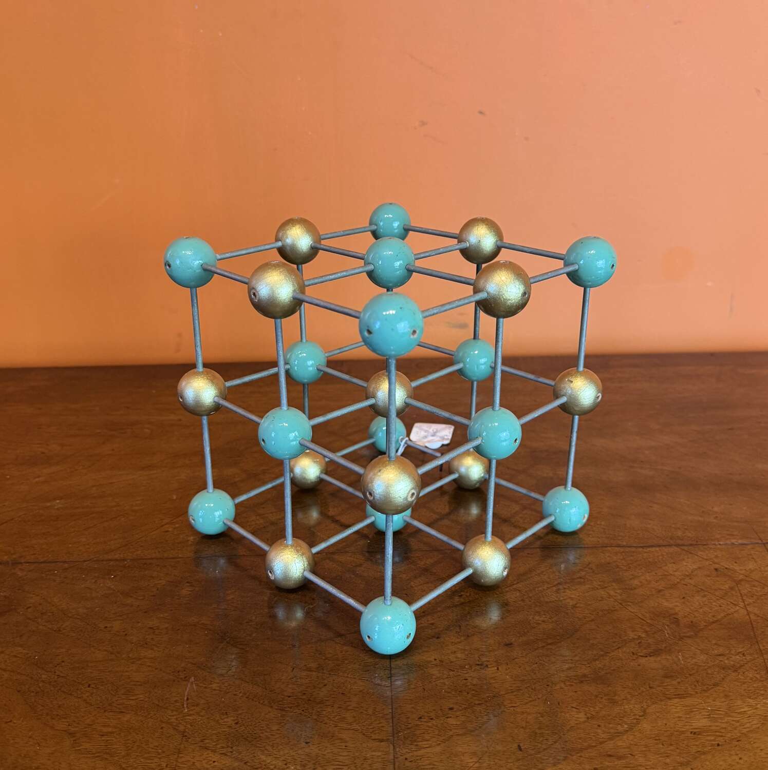 Vintage Molecular Structure Model for Sodium Chloride
