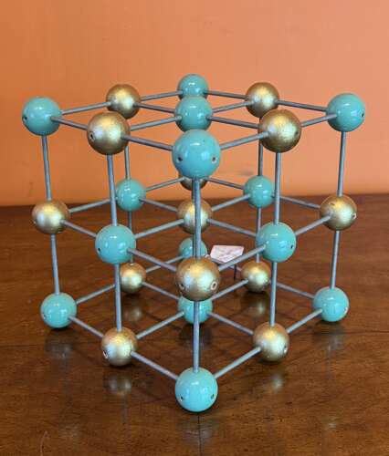 Vintage Molecular Structure Model for Sodium Chloride
