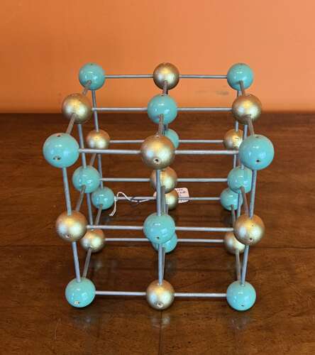 Vintage Molecular Structure Model for Sodium Chloride