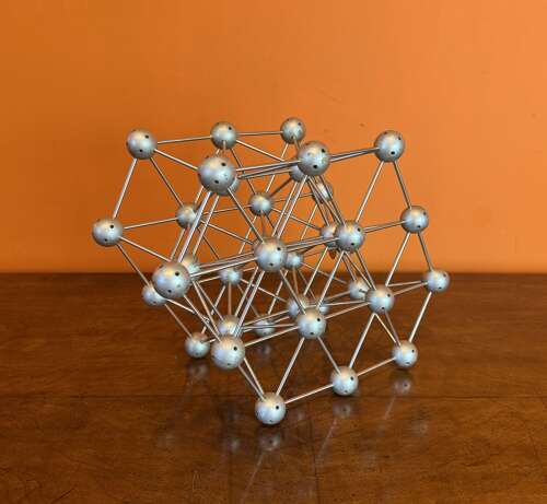 Vintage 1960s Molecular Atom Structure of Hexagonal Close Packing