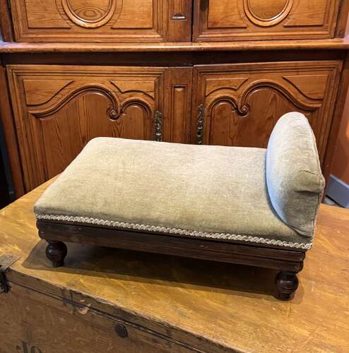 Victorian Stained Beech Adjustable Metamorphic Gout Stool