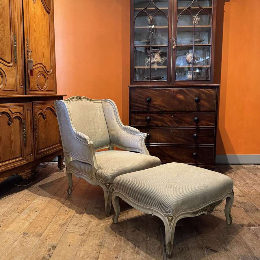 French Louis XV Style Duchesse Bris&eacute;e in Original Paint