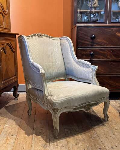French Louis XV Style Duchesse Brisée in Original Paint