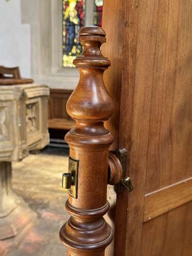 Victorian Satin-Birch Cheval Dressing Mirror