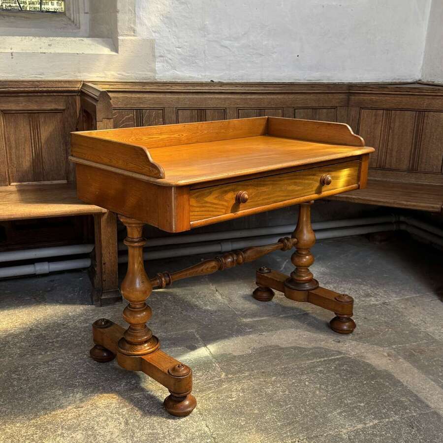 Victorian Pitcn Pine Washstand or Writing Table
