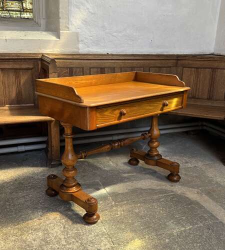 Victorian Pitcn Pine Washstand or Writing Table