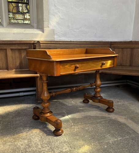 Victorian Pitcn Pine Washstand or Writing Table