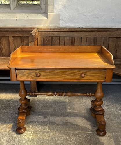 Victorian Pitcn Pine Washstand or Writing Table