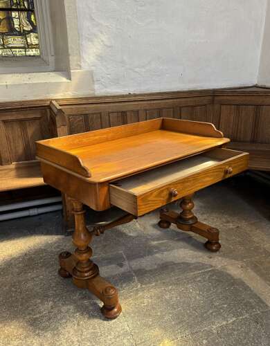 Victorian Pitcn Pine Washstand or Writing Table