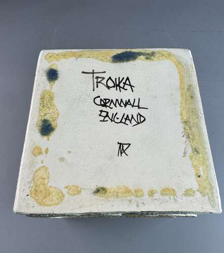 Troika Pottery Cube Vase By Marilyn Pascoe