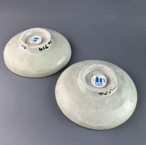 Pair of Chinese Kang Xi Vung Tau Cargo Blue & White Porcelain Bowls