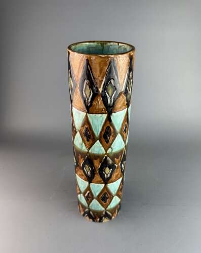 Elio Schiavaon, Italy 1960's, Studio Pottery Vase