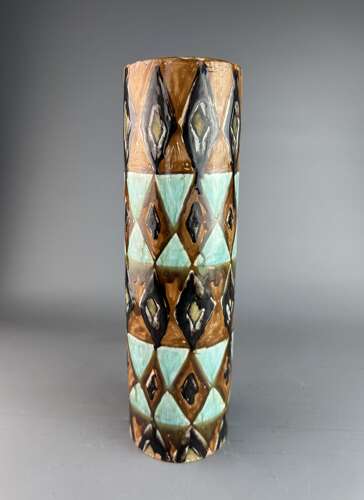 Elio Schiavaon, Italy 1960's, Studio Pottery Vase