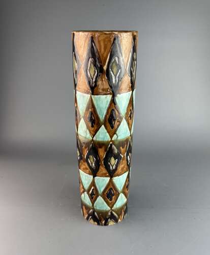 Elio Schiavaon, Italy 1960's, Studio Pottery Vase