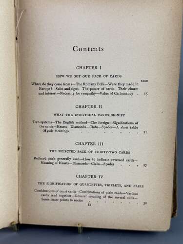 Fortune Telling by Cards by Prof. Foli, Arthur Pearson, First Edition 1904
